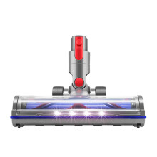 Escova compatível com aspiradores Dyson V7, V8, V10, V11 e V15. Escova elétrica Direct Drive com 4 luzes frontais para pisos duros e carpete