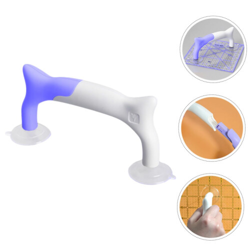 Quilt Ruler Handle with Strong Suction Cup, Precise Quilting and Material, Easy to Install, Essential Patchwork Tool for Projects 2