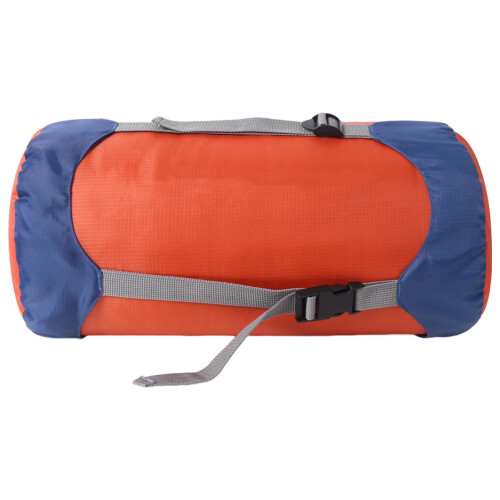 Compression Sack 35L, Sleeping Bag Compression Sack, Large Capacity Nylon Waterproof Orange