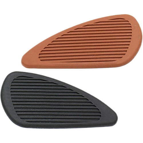 Motorcycle Tank Pad, NonSlip Joint Tank Protector for Most Models, Brown 1