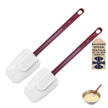 10" Professional Silicone Spoonulas - 2 Pack - High-Heat 260C