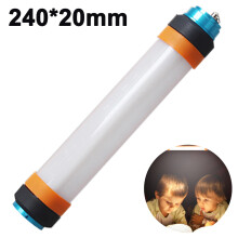 Lanterne de camping LED portable, lampe de secours pour kit de survie, rechargeable par port USB, résistante à l'eau, base magnétique, usage
