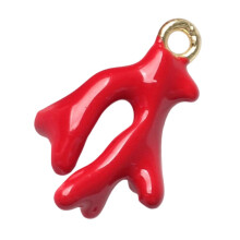 Stylish Oceanics Corals Alloy Pendant For Necklace-Gold