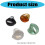 Chic Resin Cocktail Ring Featuring Iridescents-Pearl white 3