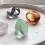 Chic Resin Cocktail Ring Featuring Iridescents-Pearl white 4