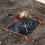 Camping Fireproof Mat with Hanging Loop DoubleSided Silicone Foldable (50x60cm) Black 5