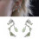 Secure Fit Leaf Designs Ear Cuffs for Ears Comfortable Ear 2