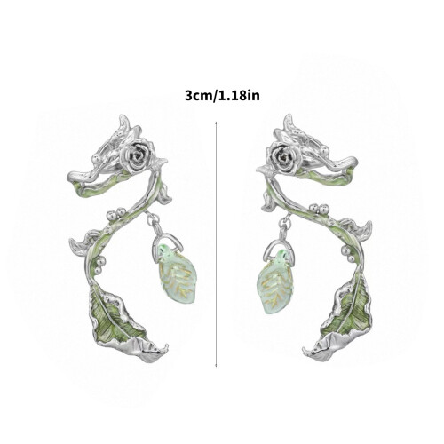 Secure Fit Leaf Designs Ear Cuffs for Ears Comfortable Ear 2
