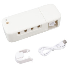 Tandenborstelhouders voor de badkamer, reinigingsfunctie met warmtesensor, wandgemonteerde organizer voor 4 tandenborstels