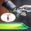 High Efficiency 7.4V Wireless Sprayer Guns Set Aluminum-Gold 5