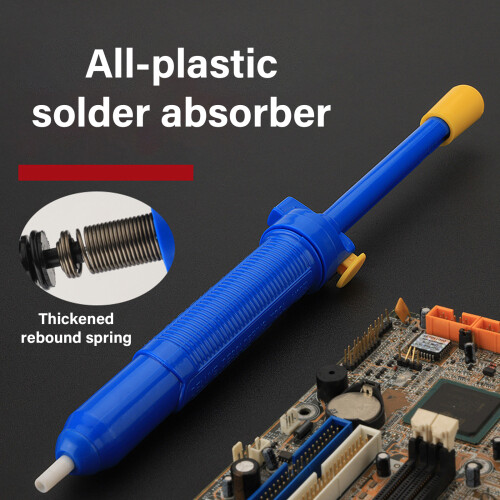 Professional Solder Sucking Desoldering-Plastic Blue Yellow 1