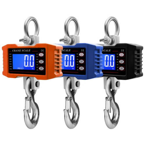 Digital Industrial Hanging Scale 1000kg Capacity LCD-Blue 2