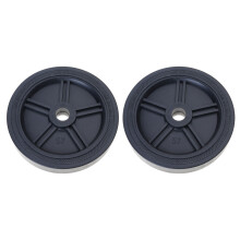 Pack of 2 NoiseFree Air Compressor Casters-7 inches 20 holes