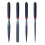 4Pcs Metal Needle File Set Mini Hand Metal Needle File Set 1