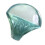 Lightweight Plastic Ring With Shimmering Inner-Pearl green 1