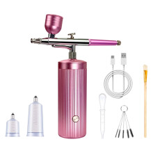 Air Brush 0.3mm/0.5mm Gravitational Feed-pink color 0.5mm