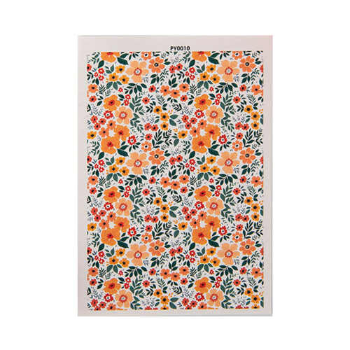 Papier de transfert de feuilles de fleurs pour bijoux en-PY0010