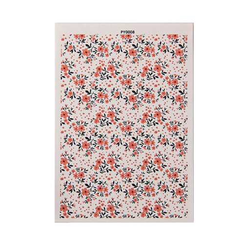 Papier de transfert de feuilles de fleurs pour bijoux en-PY0008