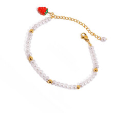 Stackable Faux Fruit Wrist Jewelry Stainless Steel-JDB0212028