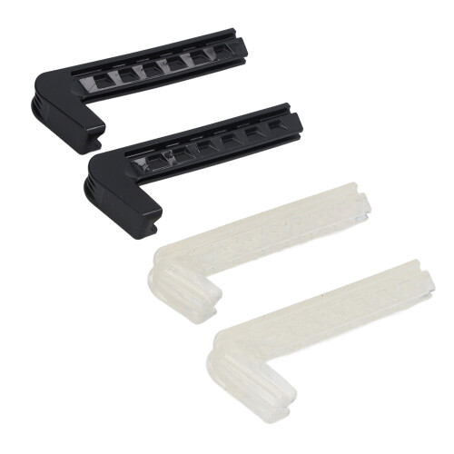 2 Paar Hartschlittschuhschoner, verstellbar, 1