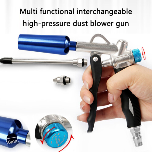 High Power Air Blow Guns Set with Adjustable Airflows Extended 1