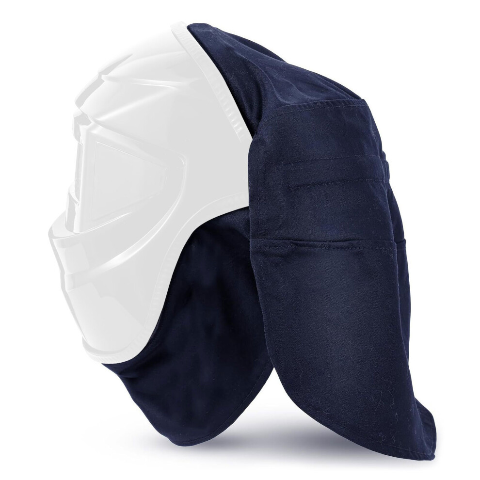 Heat Resistant Welding Helmets Set With Neck-Navy Blue 7704000490429