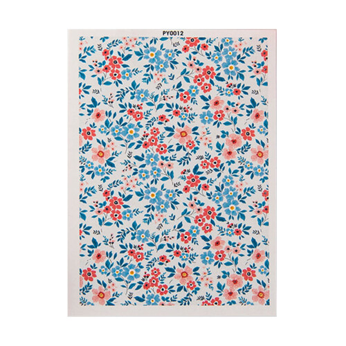 Papier de transfert d'eau d'argile de fleur pour la-PY0012
