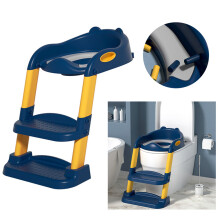 Kids Foldable Potty Seat with Step Stool, Anti Slip, Splash Resistant