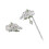 Without Piercing Clip Earrings With Delicate Floral Designs 1