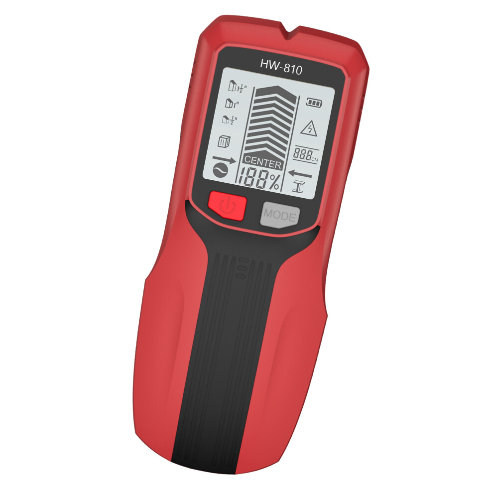Multifunctional Handheld Wall And Metal Detector 5 In 1-Red 7704000492119