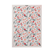 Papier de transfert d'argile florale, papier de transfert-PY0003