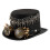 Gothic Victorian Top Hat Metal Chains Rivets And Detachable 1