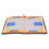 Basketball-Coaching-Board, faltbar, mit 4