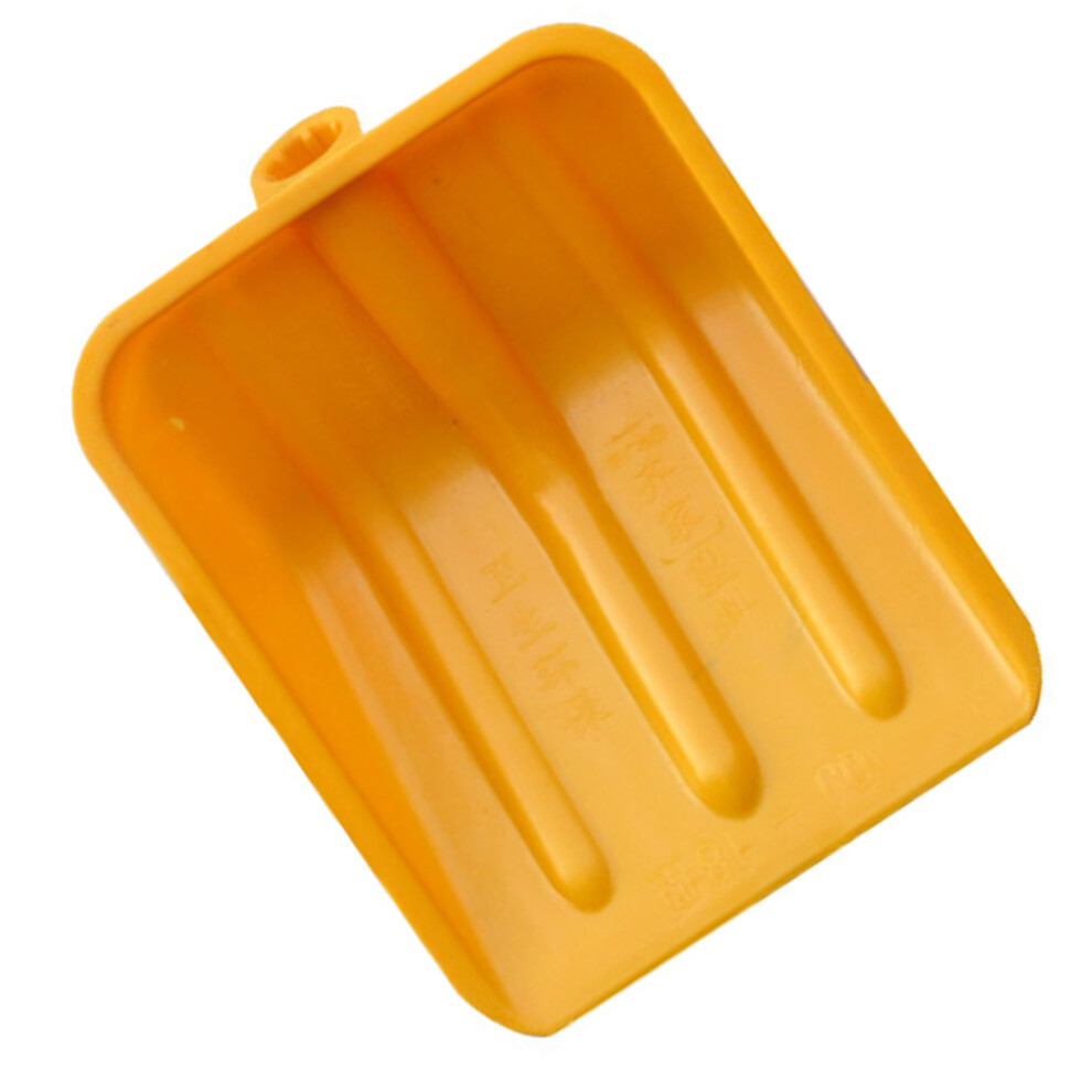 Multifunctional Plastic Scoops Snow Shovel Head For Yard-Yellow 7704000493062