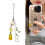 Vibrant Animal Bead Keyring Phone Strap Quick Release-Yellow 3