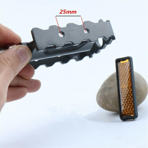 Bicycle Pedal Reflectors  Brightness Visibility for Enhanced Nighttime Safety Easy Install 2pcs 1