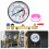 8pcs Compressor component  Pressure Gauge & connector for 2