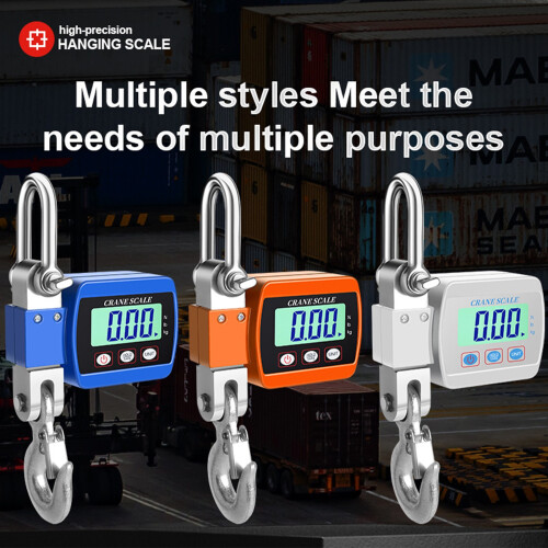 Digital Hanging Scale 500kg Waterproof Cranes Scale-White 1