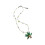Shell Bead Necklace Coconut Tree Charm-Beaded coconut neckl 1