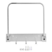Elegante wandhaken voor jassen, handdoekrek van ruimtevaartaluminium voor badkamer, buitenkeuken, haken met een hoog draagvermogen voor duurzaamheid