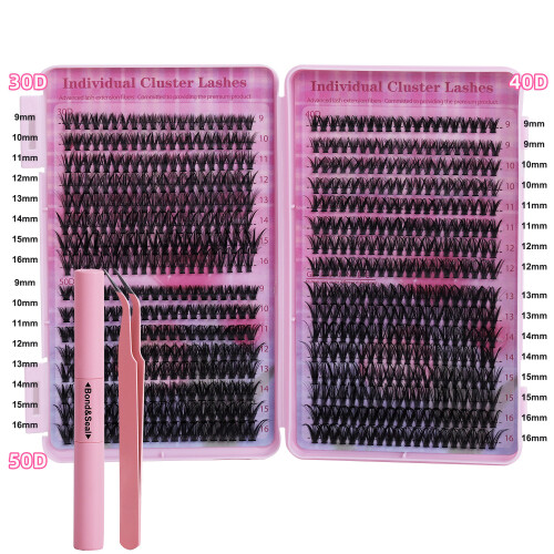 Falsche Wimpern-Set mit Aufbewahrungsbuch 1