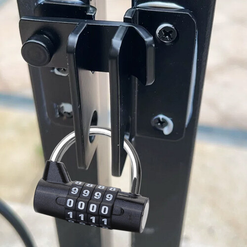 Secure Lock for Storage Case, Compact and Portable 5 Digit Combination Padlock with High Security Resettable Mechanism, Durable Zinc Alloy Constructio 1