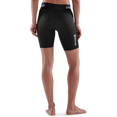Skins (S) Skins Women's Half Tights Baselayer Black Series 1 Compression - New 1