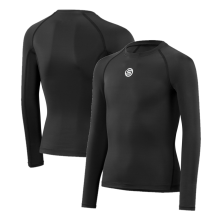 (11-12 Years) Skins Kid's Baselayer Top Black Series 1 Compression LS Top - New