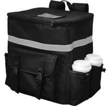 Food Delivery Backpack, Insulated Pizza Bag, Waterproof Delivery Bag, Hot Food Delivery Bag