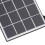 Panel solar monocristalino compacto de 3 W y 5 V negro 6