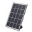 Panel solar monocristalino compacto de 3 W y 5 V negro 12