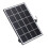 Panel solar monocristalino compacto de 3 W y 5 V negro 14
