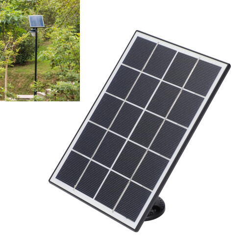 Panel solar monocristalino compacto de 3 W y 5 V negro 2