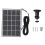 Panel solar monocristalino compacto de 3 W y 5 V negro 2